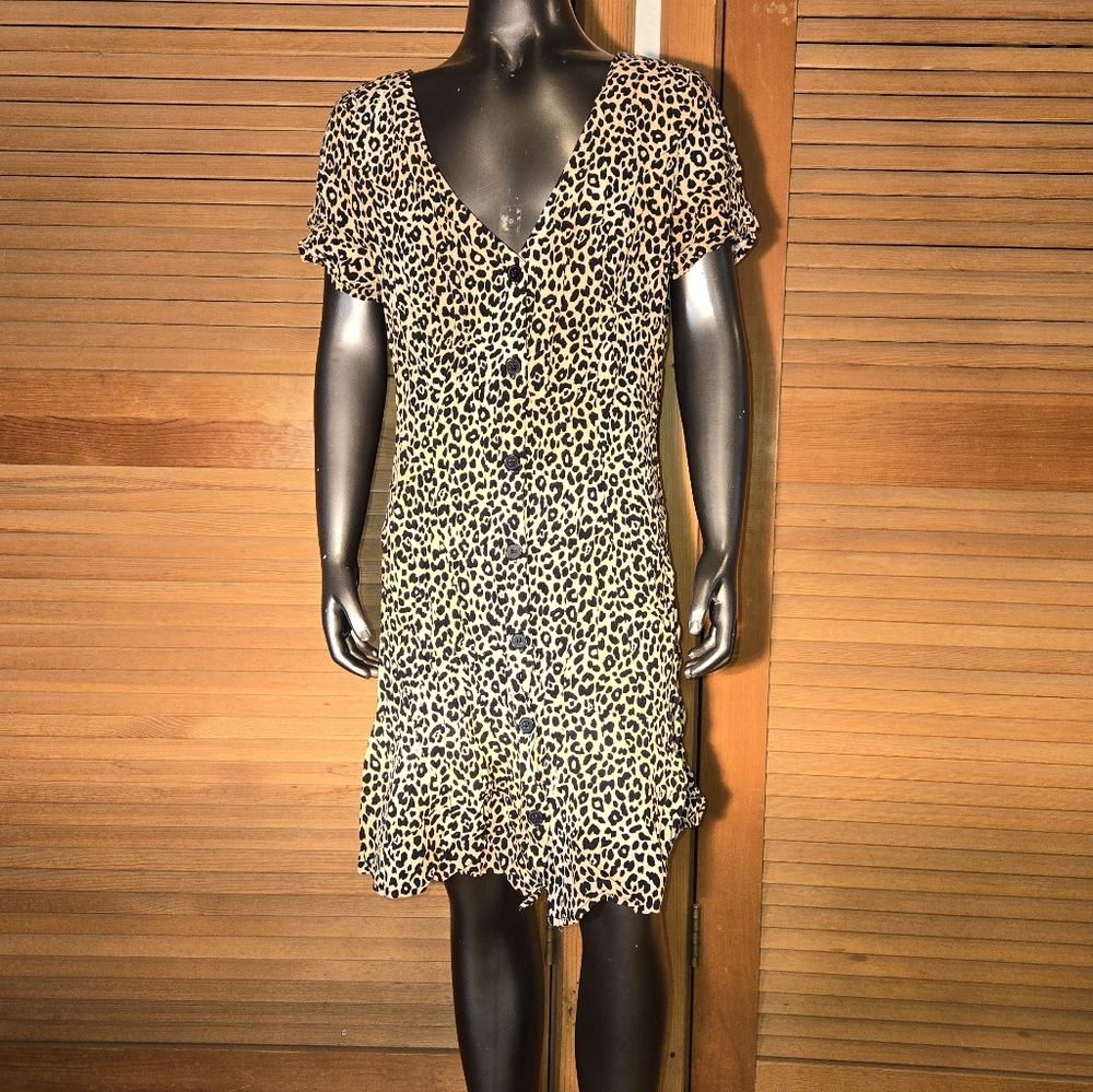 H&M Divided Leopard print dress Size 12